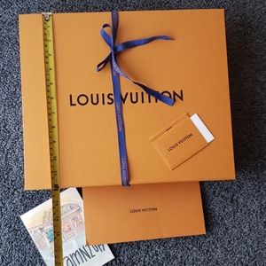 Louis Vuitton Gift Box & LV Ribbon with Gift tag